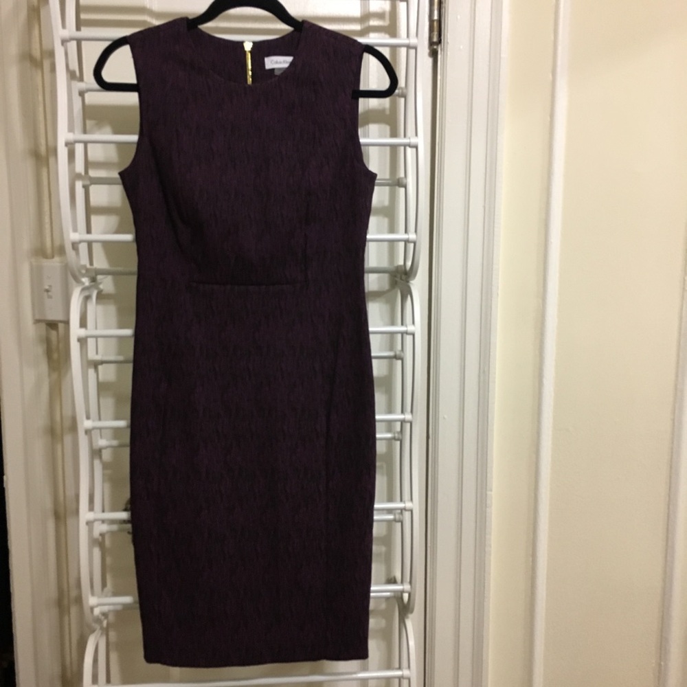 Chic Plum Work Dress